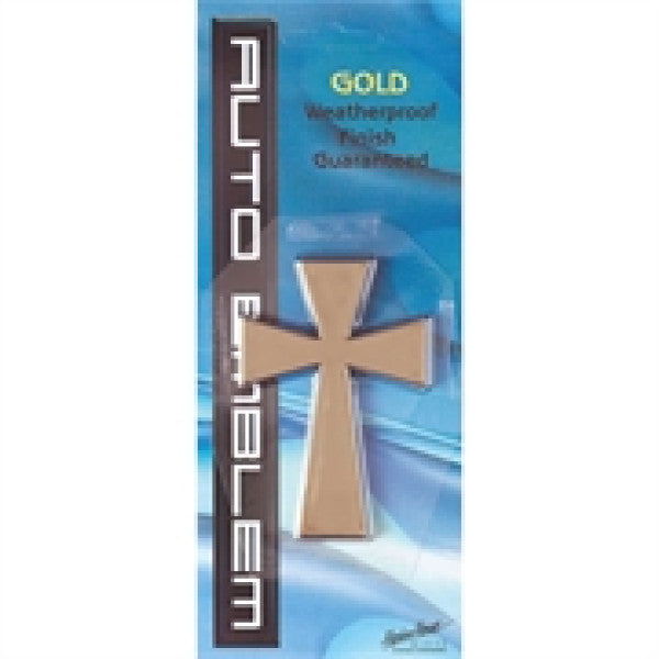 Auto Emblem/Cross/Gold/Lg