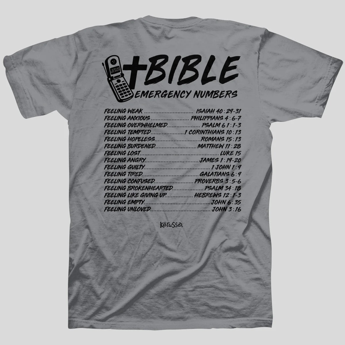 TShirt-Bible Emergency Numbers