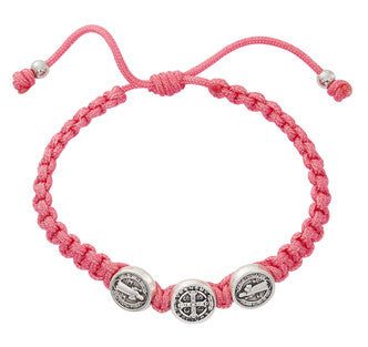 Bracelet-St Benedict-Kids-Pink