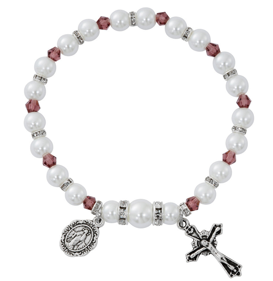 Bracelet/Rosary/Dark Ameth/Crys