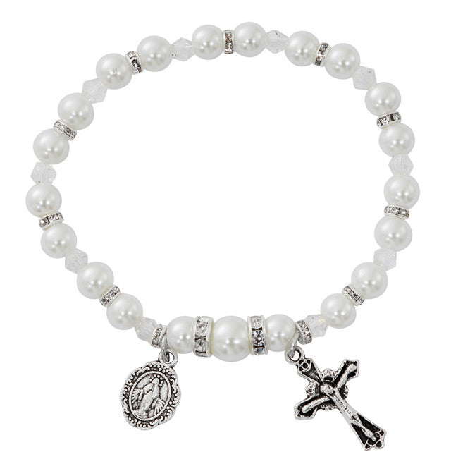 Bracelet-Rosary-Crystal-Pearls-Stretch-B203C