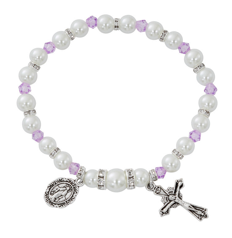 Bracelet/Rosary/Amethyst/Crystal