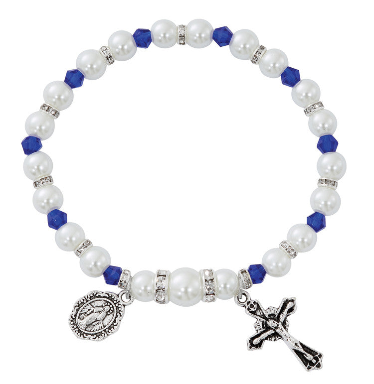 Bracelet/Rosary/Sapphir/Crystal