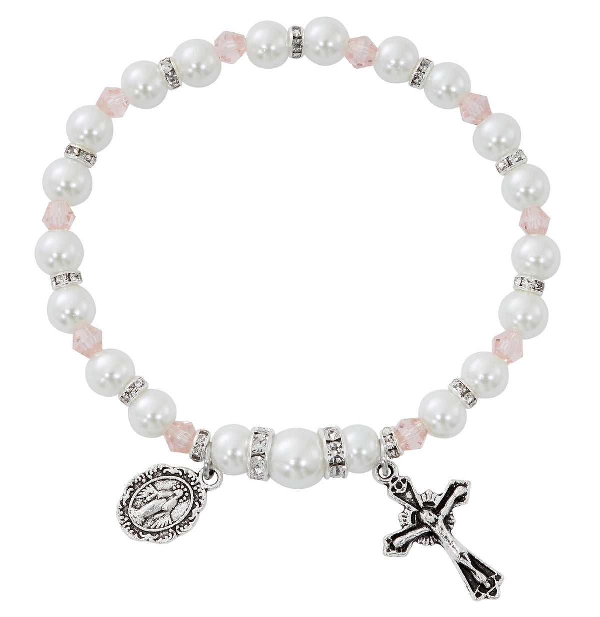 Bracelet/Rosary/Rose/Crystal