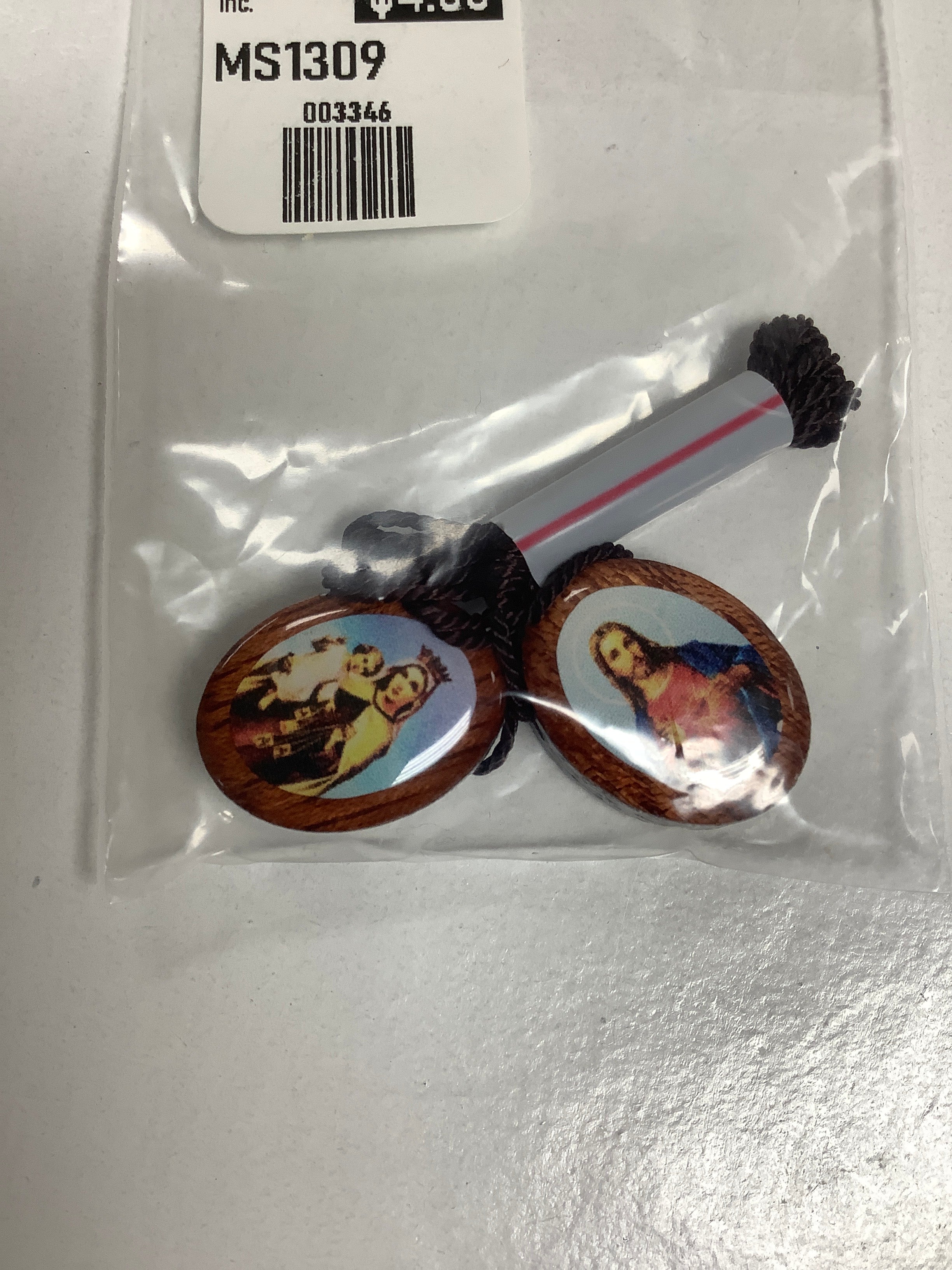 Scapular/Small/Oval/Wood