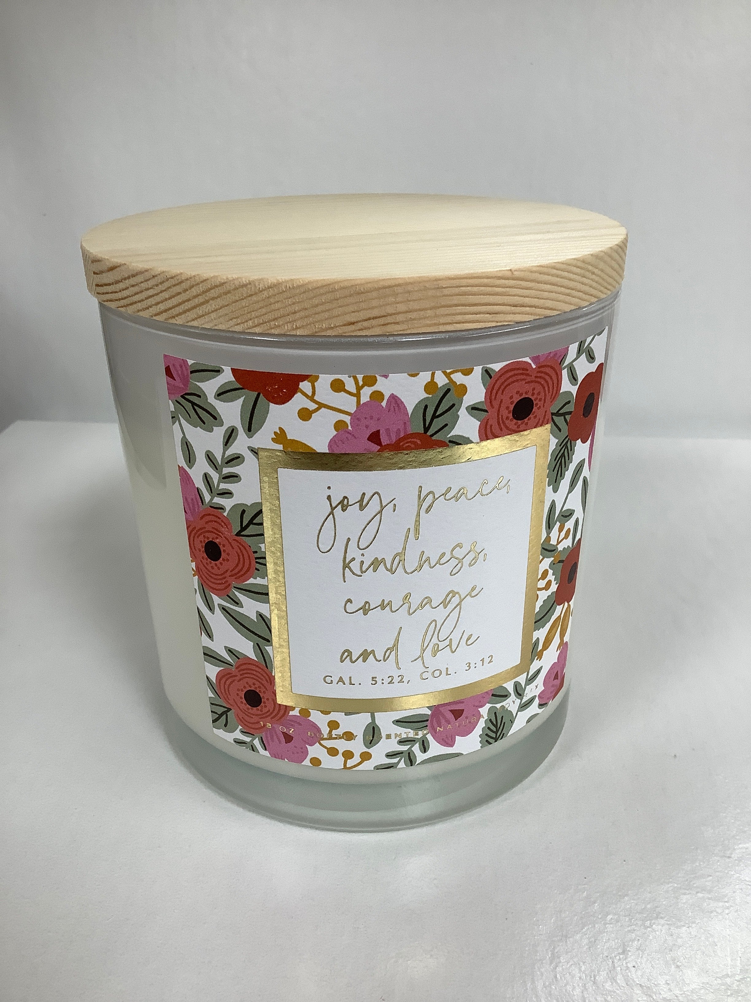 Candle-Soy-Floral-Joy, Peace, Kindness & Love-35056