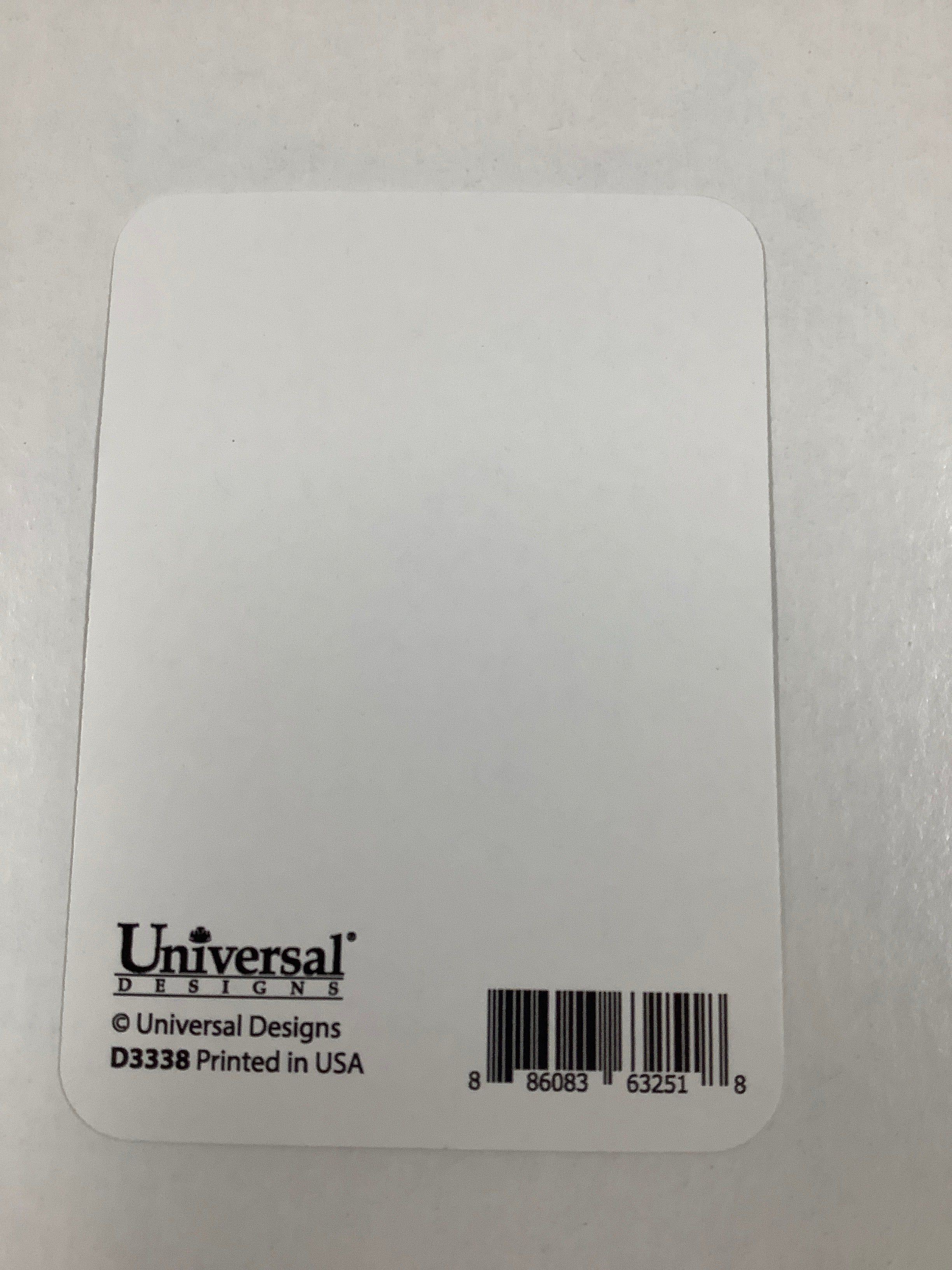 Pocket Card/Footprints/D3338