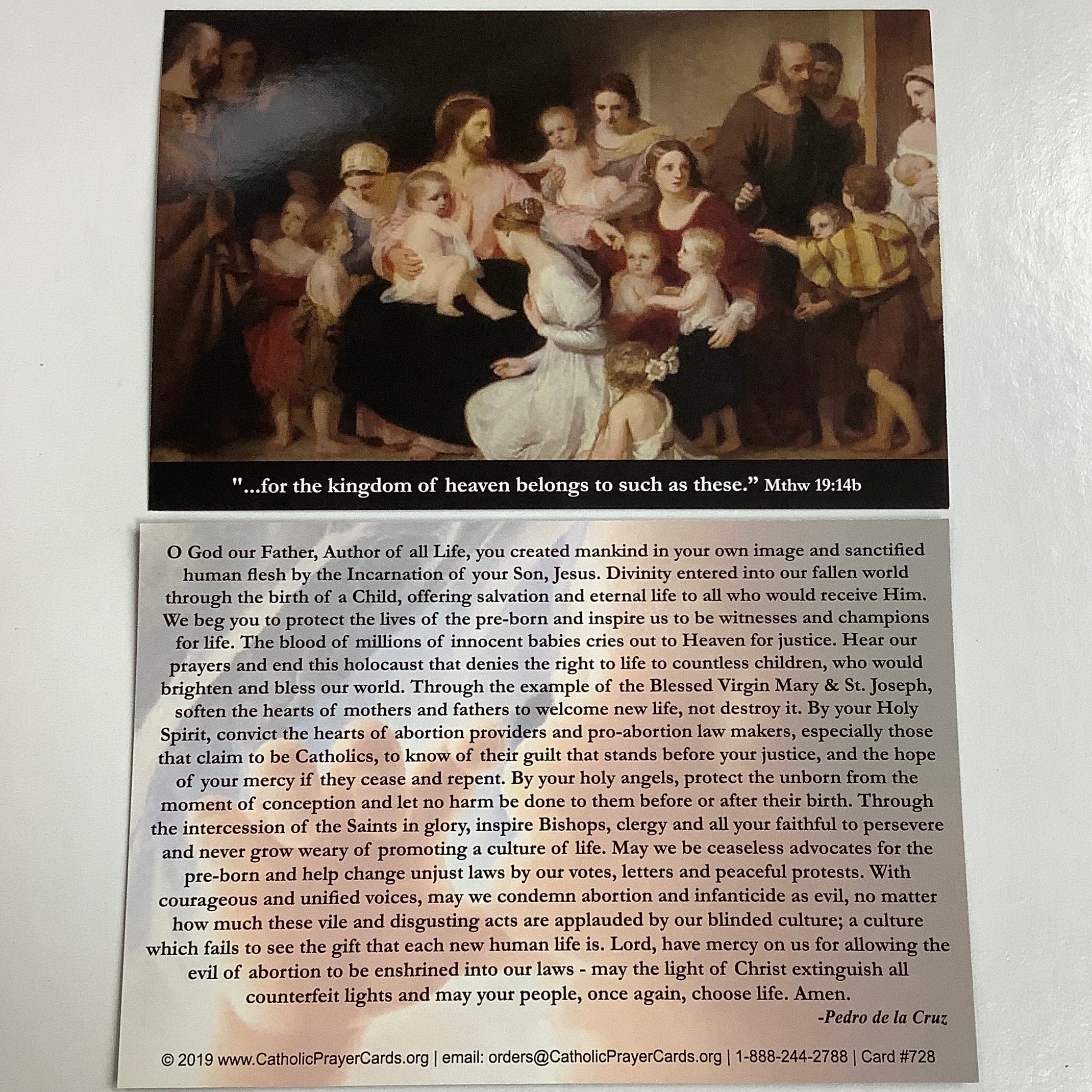 BM-#728/CPC-Prayer to End Abortion and Infanticide