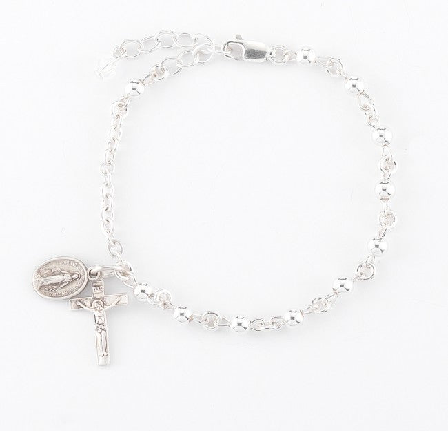 Rosary Bracelet-SS-4mm-B8504