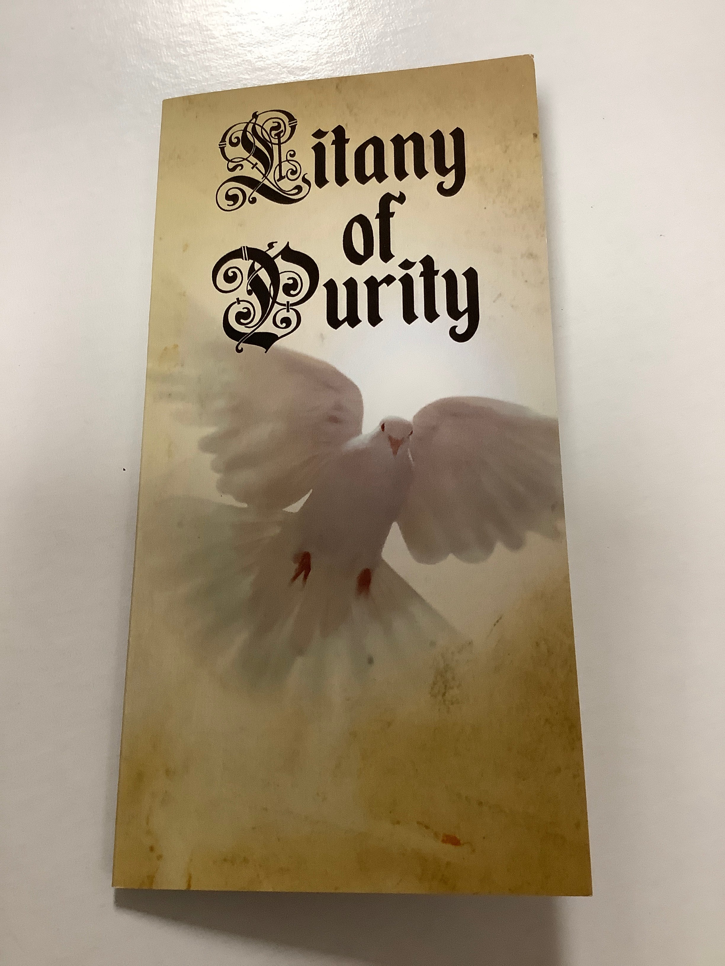 Prayer Card/Litany of Purity