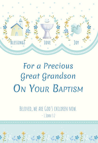 Card-Baptism-Great Grandson-88538