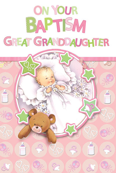 Card/Baptism/Great G-daughter89080