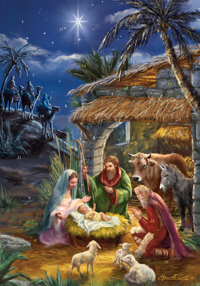 Advent Calendar-Star Of Bethleham