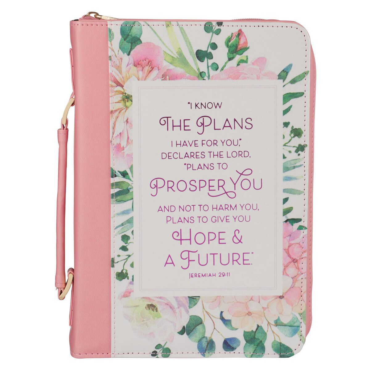 Bible Case-MD-Leather-Plans for you-Pink Bouquet