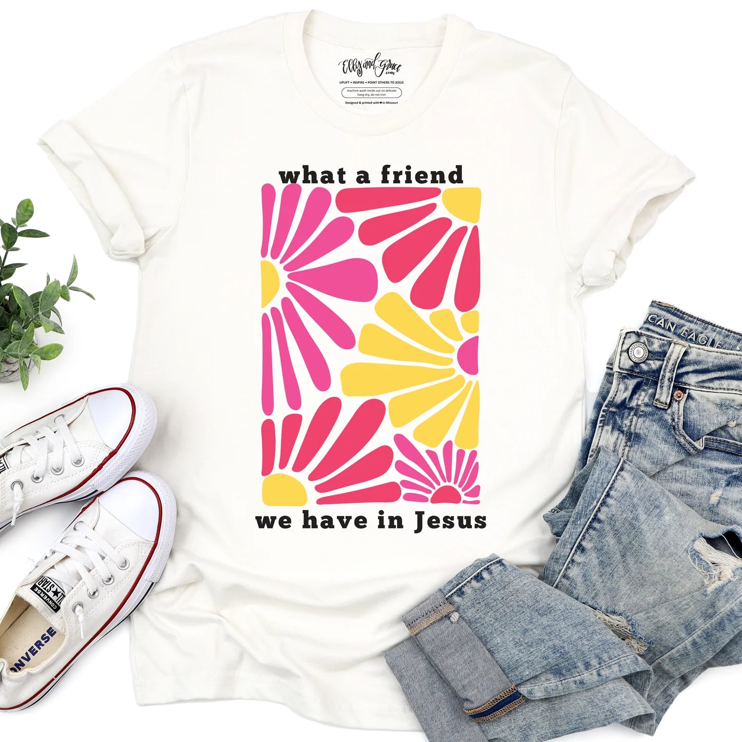 TShirt-What A Friend We Have In Jesus-Elly And Grace