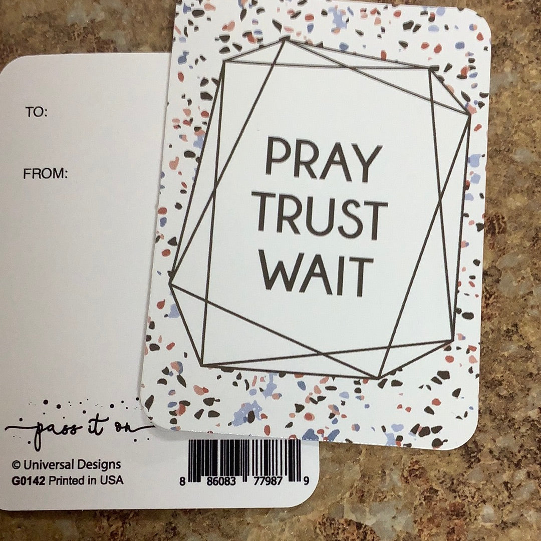Pocket Card/Pray Trust Wait