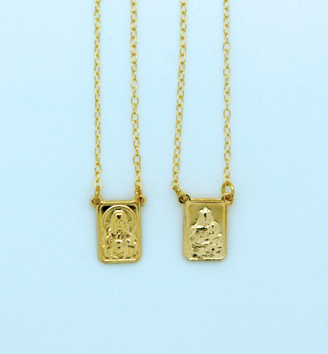 Scapular-Gold Plated