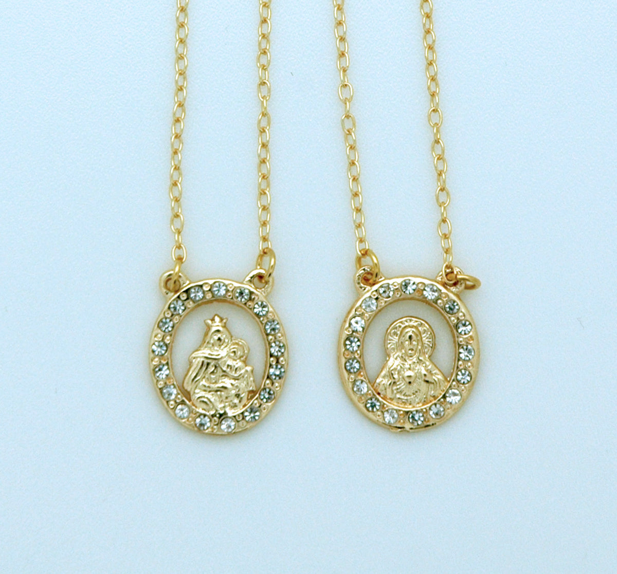 Scapular-Gold Plated-Oval