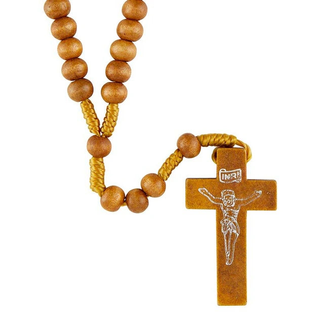 Rosary-Cord-Wood Bead