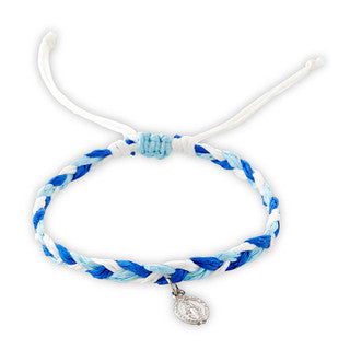 Bracelet-Miraculous-Braided-Blue
