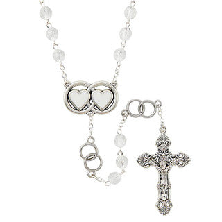 Rosary-Wedding-Heart Center-Crystal-8mm