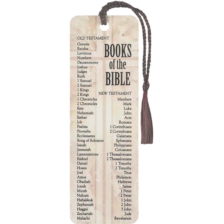 Bookmark/Tassel/Books of the Bible-BKM-1569