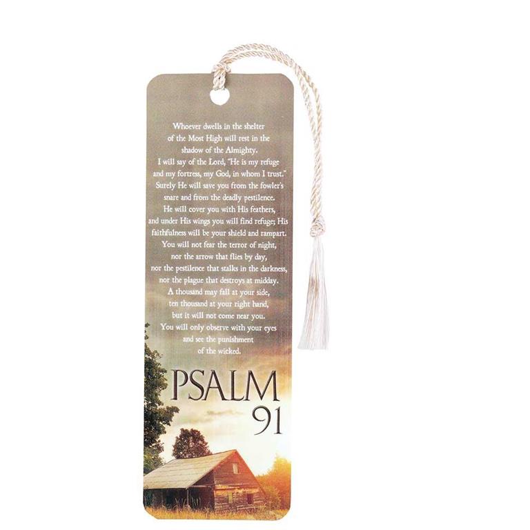 Bookmark/Tassel/Psalm 91-BKM-1925