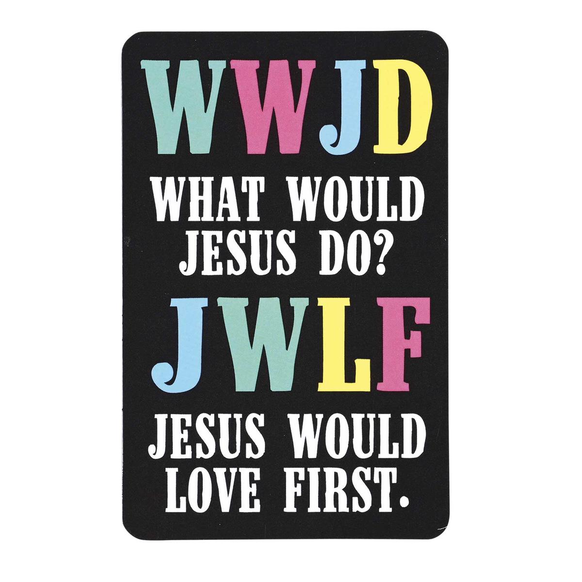 Pocketcard-WWJD Jesus Would Love First