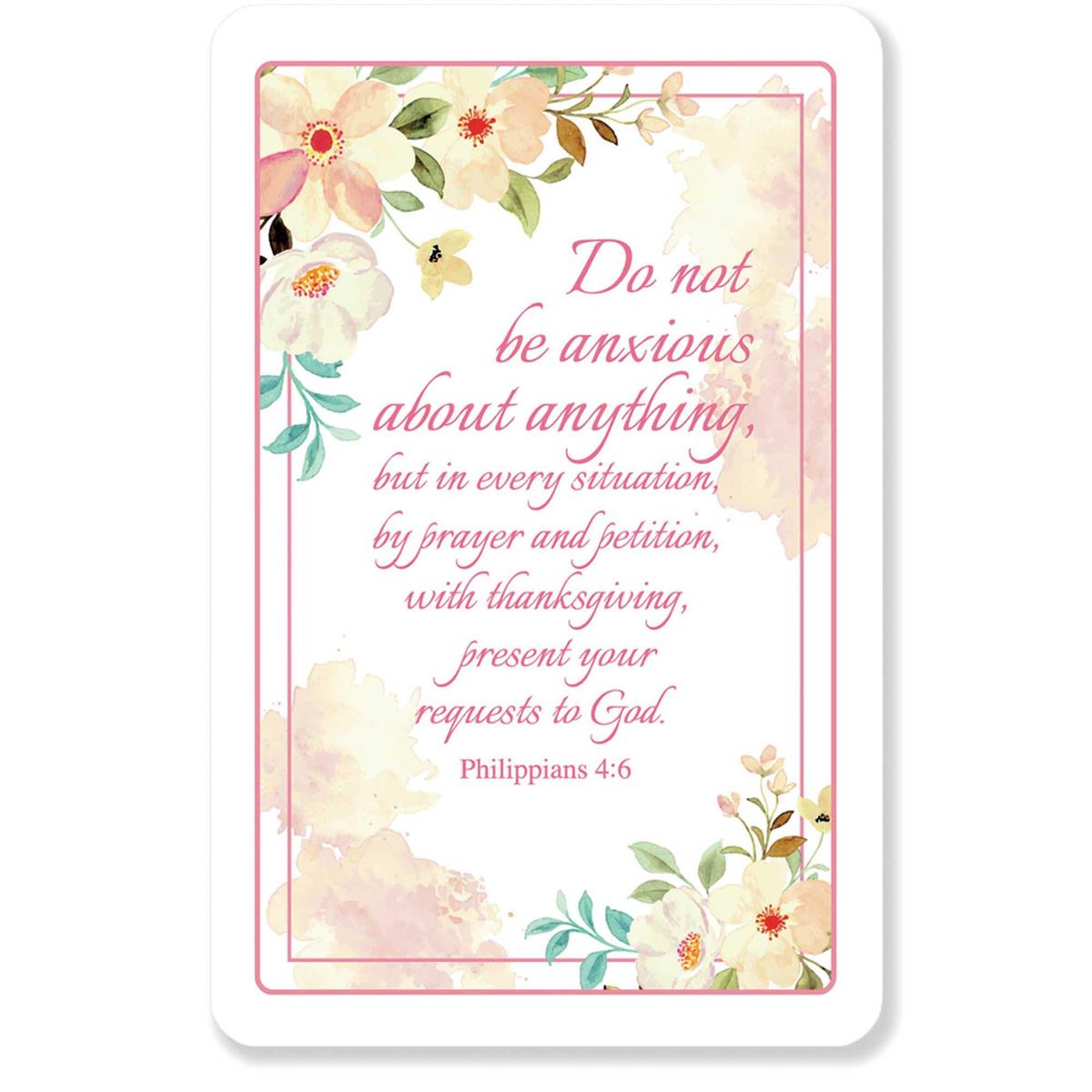 Pocketcard-Do Not Be Anxious-Phil. 4:6