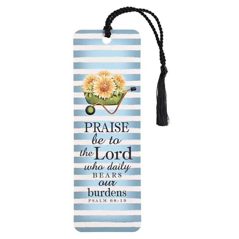 Bookmark-Praise Lord-Sunflower-Tassel