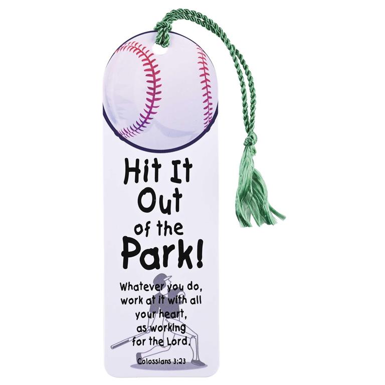 Bookmark-Tassel-Baseball-Hit It Out of the Park-BKMTL-685