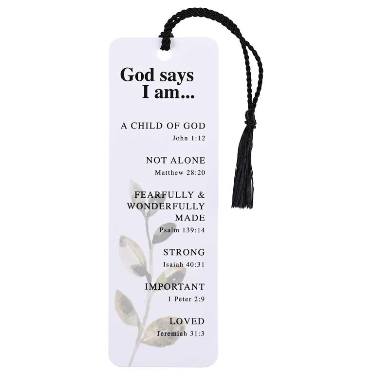 Bookmark-Tassel-God Says I Am-BKMTL-733