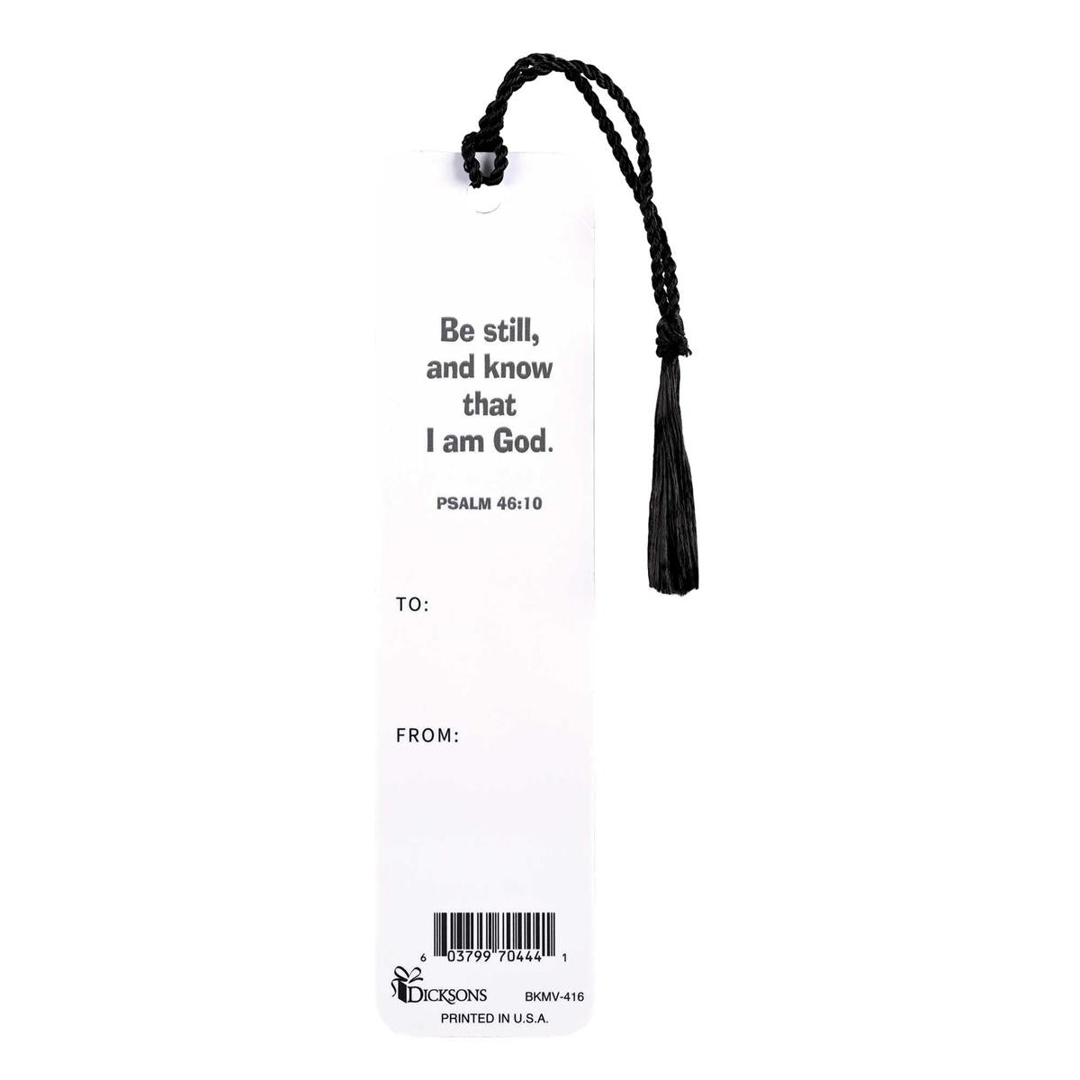 Bookmark-Sunflowers-Be Still-Psalm 46:10