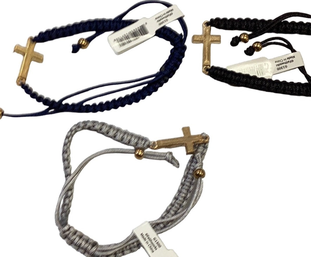 Bracelet-Gold Cross-Assrtd Color