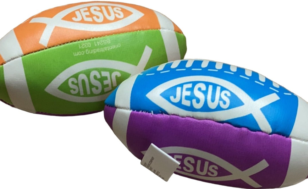 Novelty/Fish Foam Football Jesus