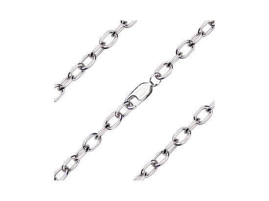 Chain-LRH-20"-Open Cable-4mm-Lobster Claw Closure