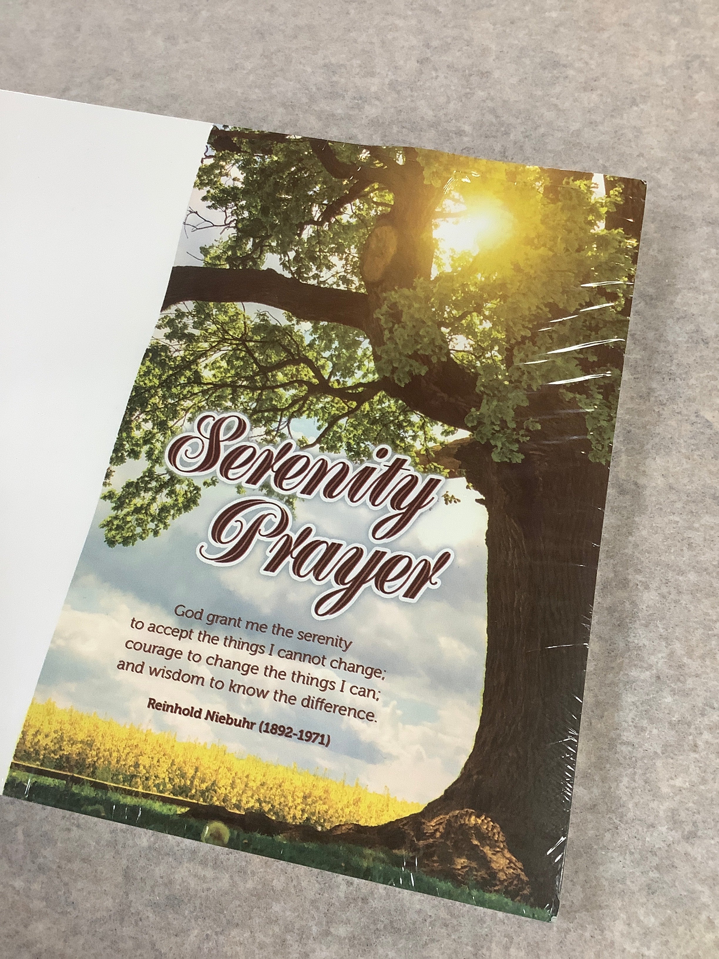 Bulletin/Serenity Prayer/Refres