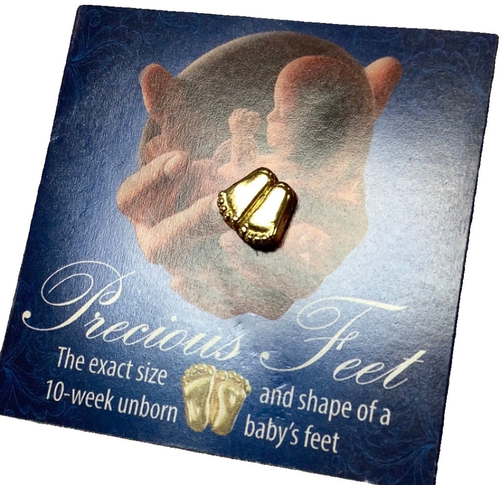 Pin/Precious Feet/Gilt/100GIL Gold