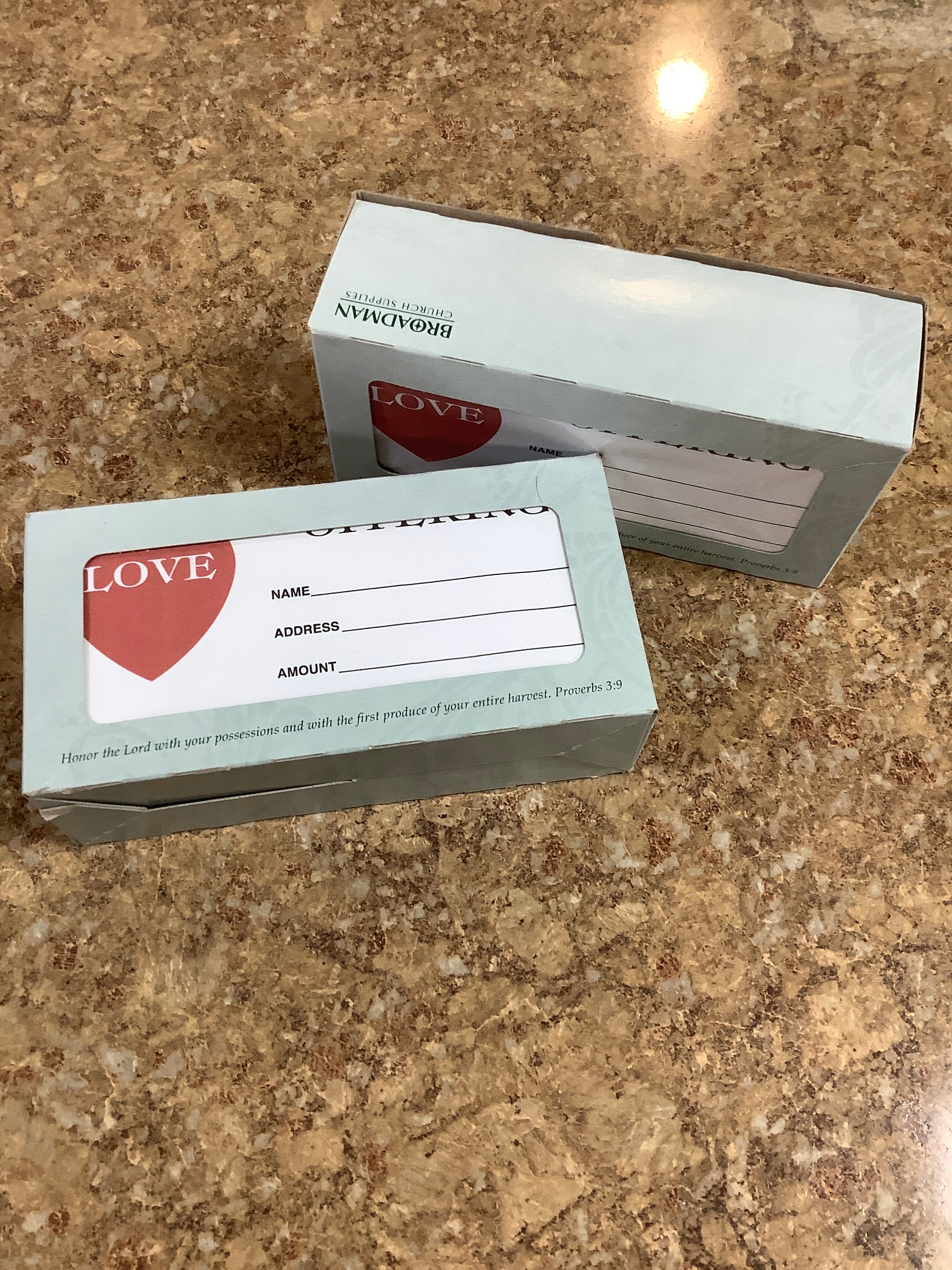 Envelopes/Offering/Love/Bill