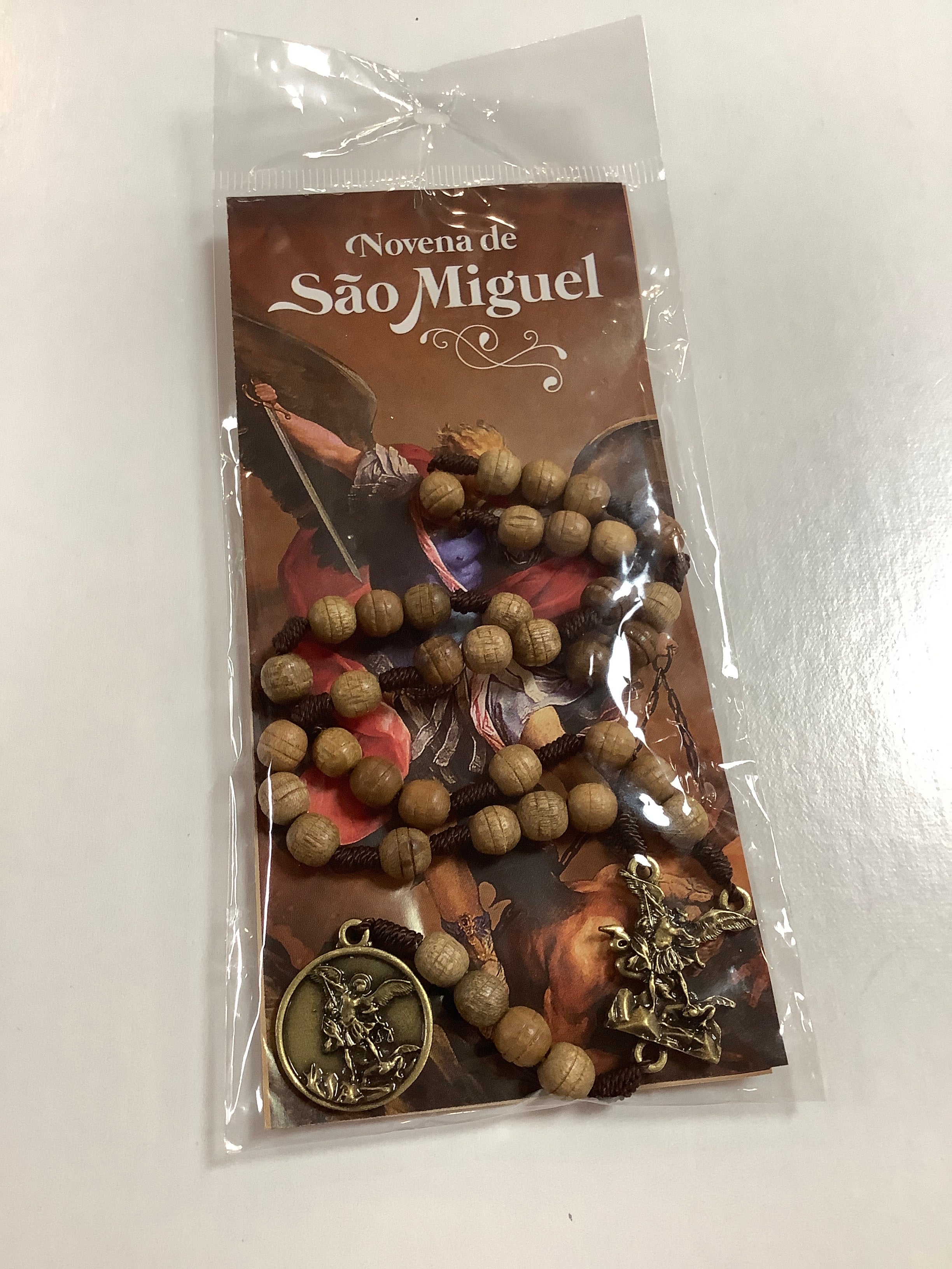 Rosary-St Michael-Wooden-Spanish