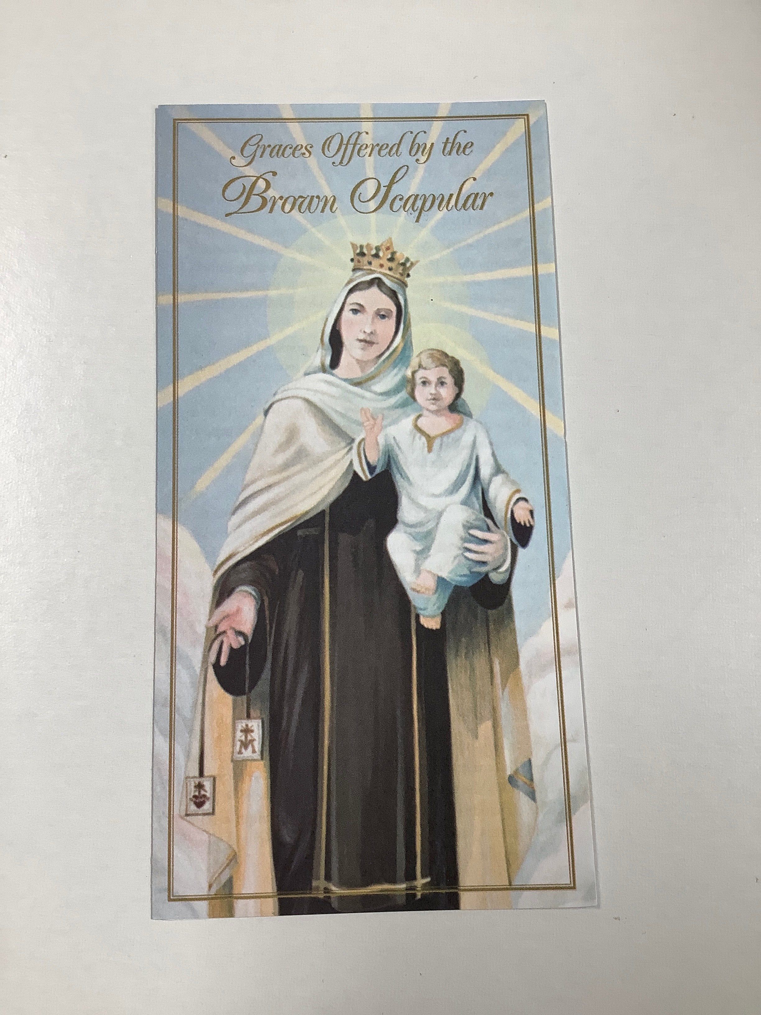 Pamphlet-Graces Offered by the Brown Scapular