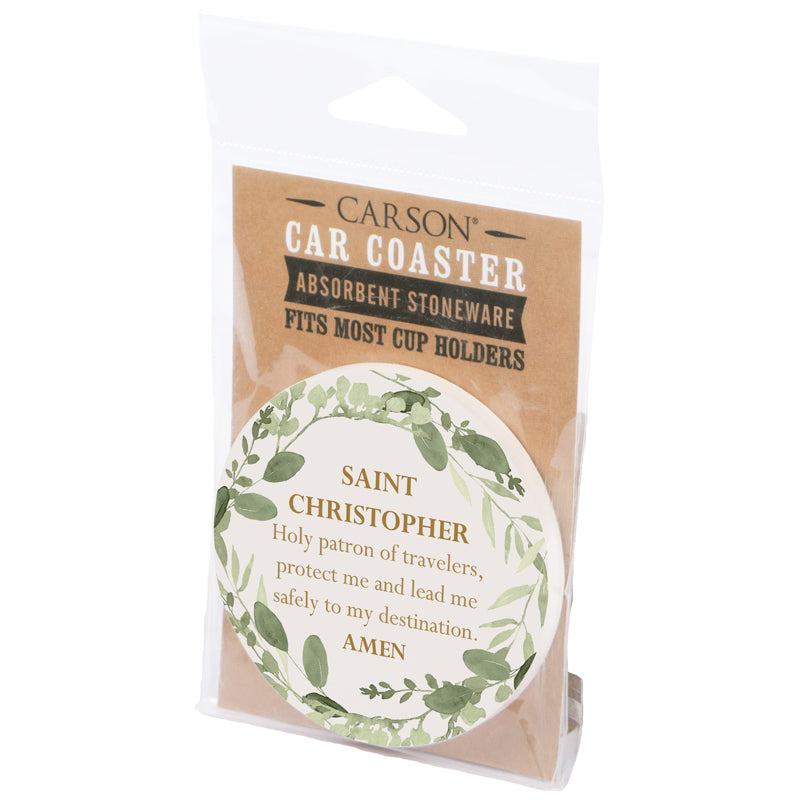 Car Coaster-St Christopher-Patron Of Travelers