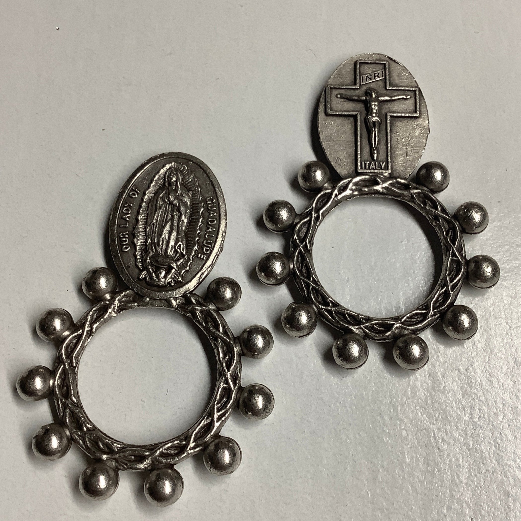 Rosary Ring/Guadalupe/Metal