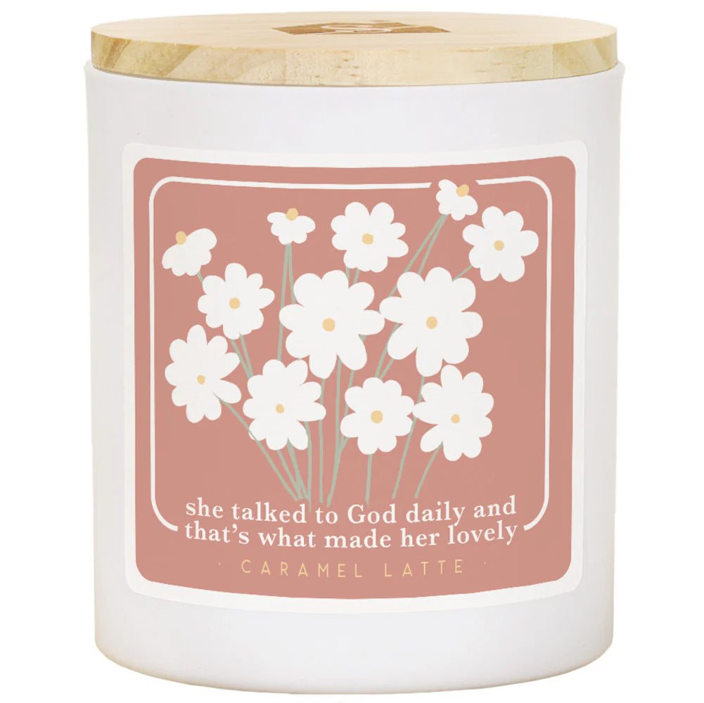 Candle-Caramel Latte-Talked To God Daily