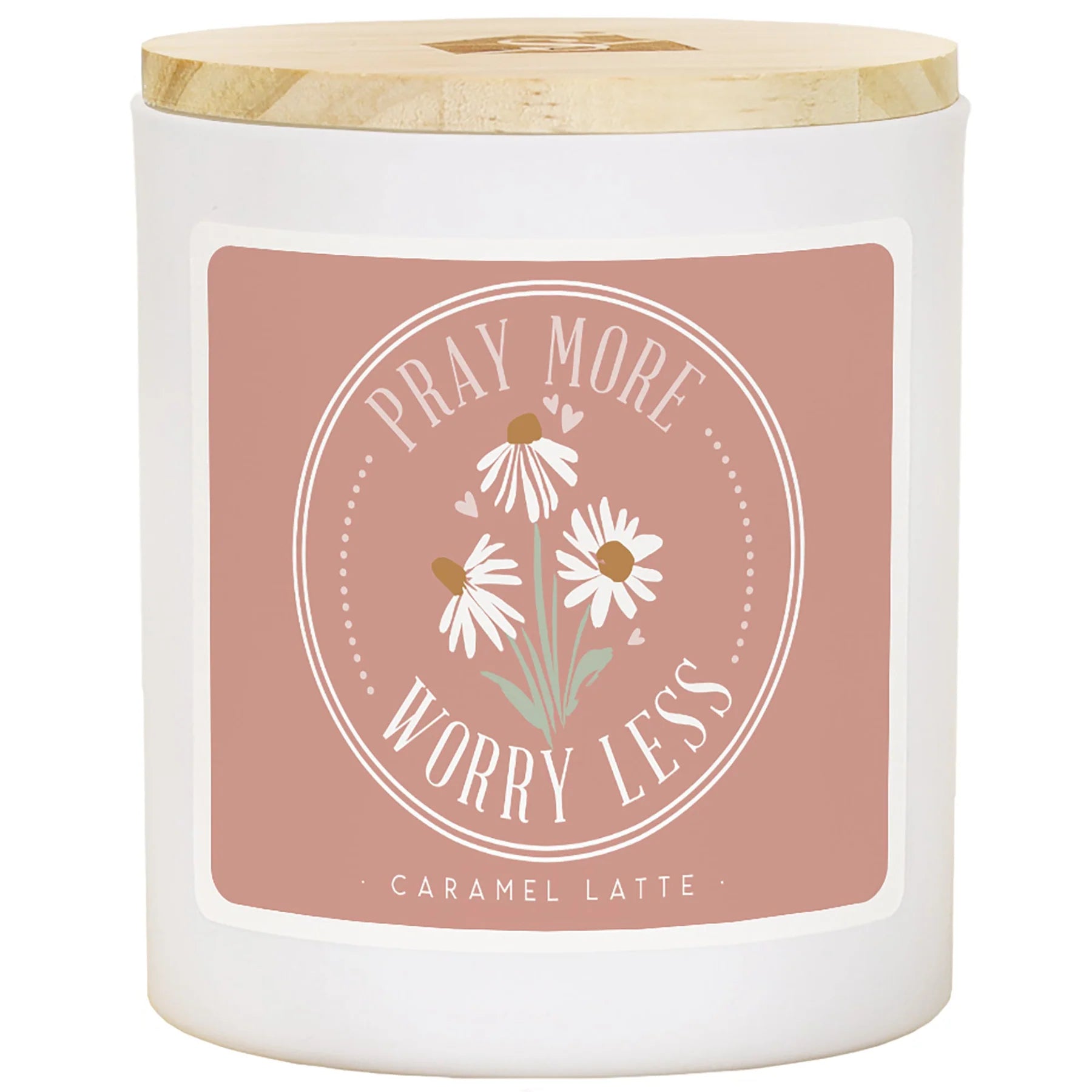 Candle-Caramel Latte-Pray More Worry Less