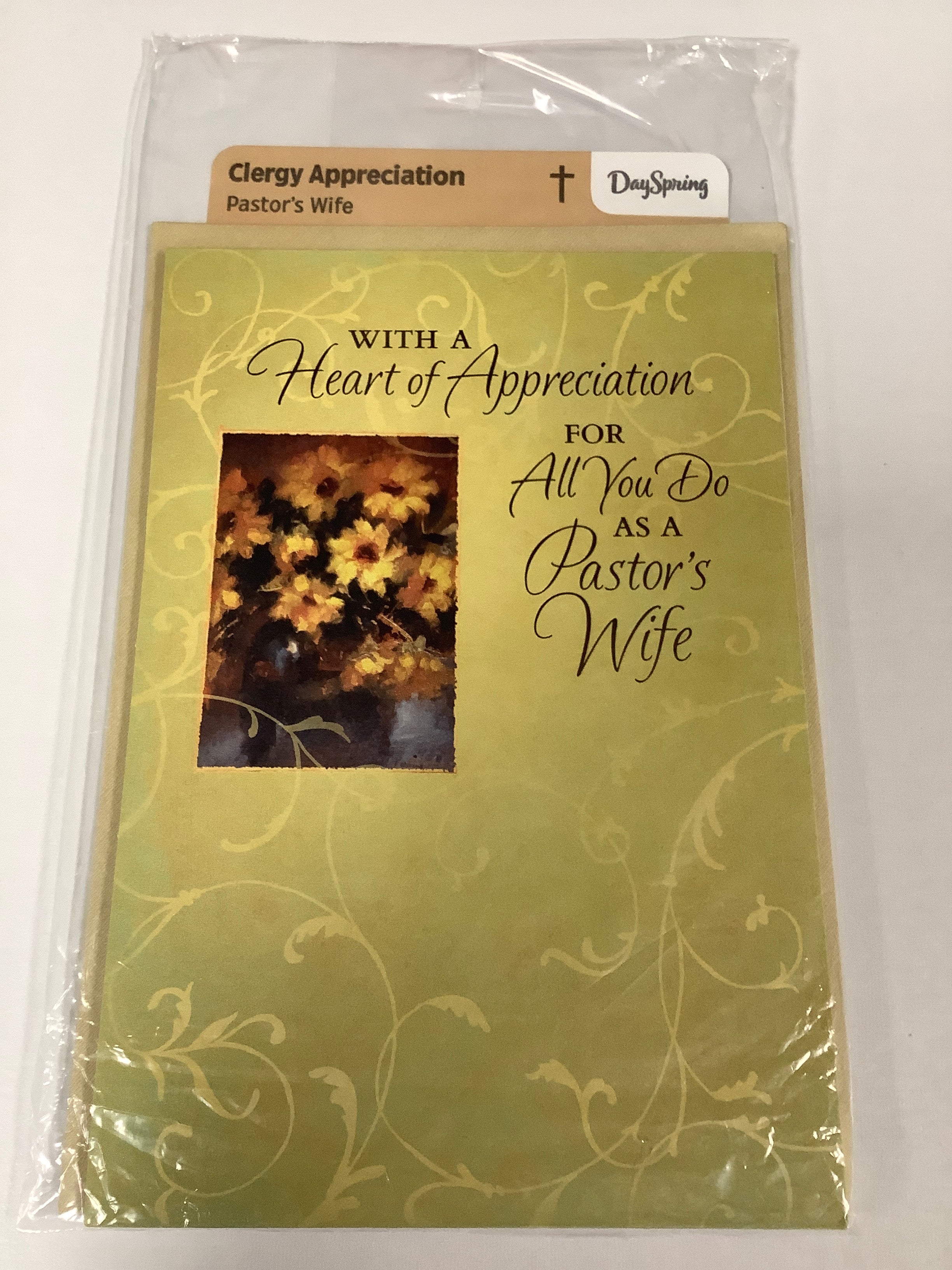 Card-Clergy Appreciation-Sunflowers- CLY7396