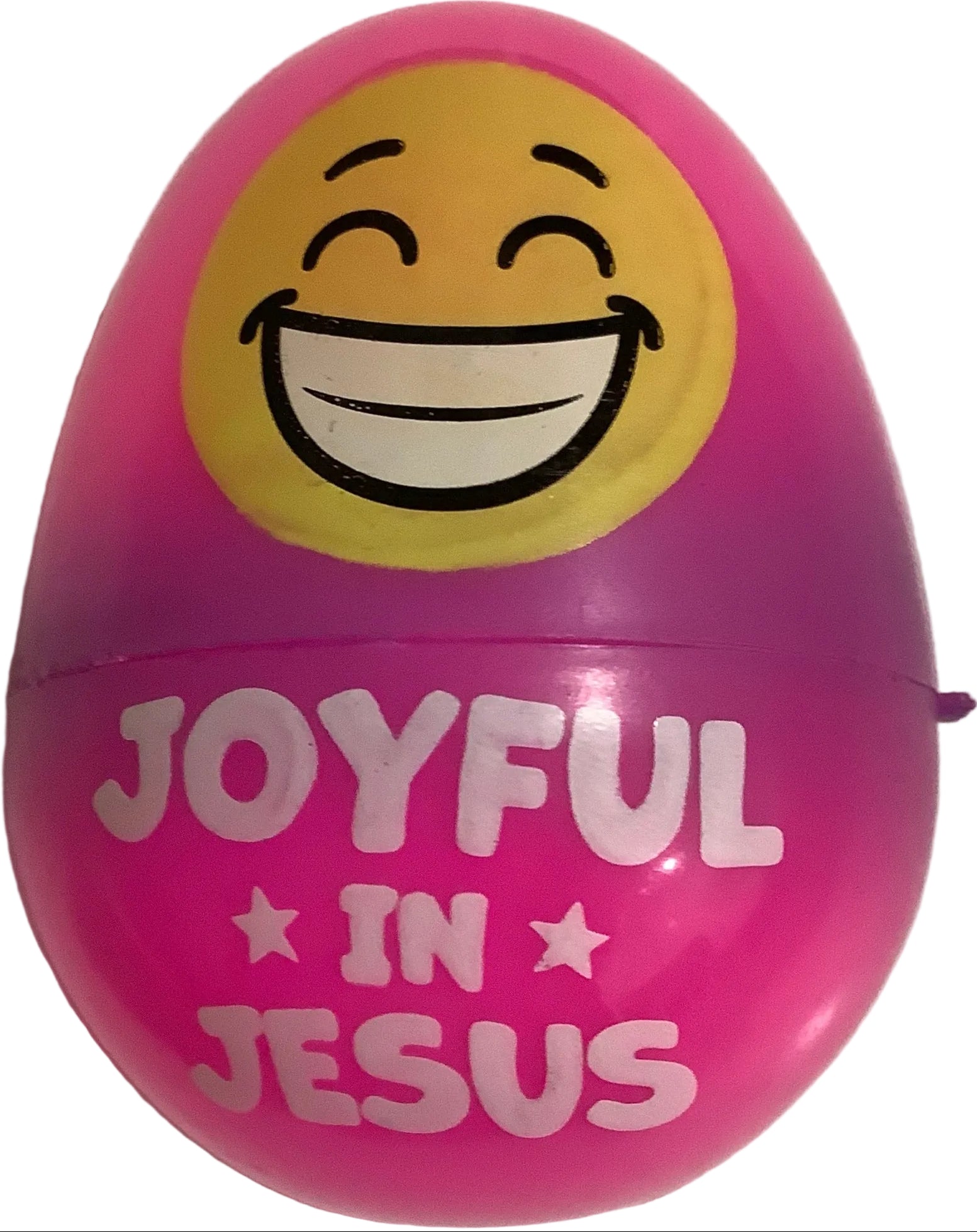 Egg-Neon-Smiley Face-Jesus Loves