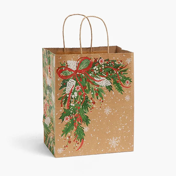 Gift Bag-Christmas-Greenary-Paper