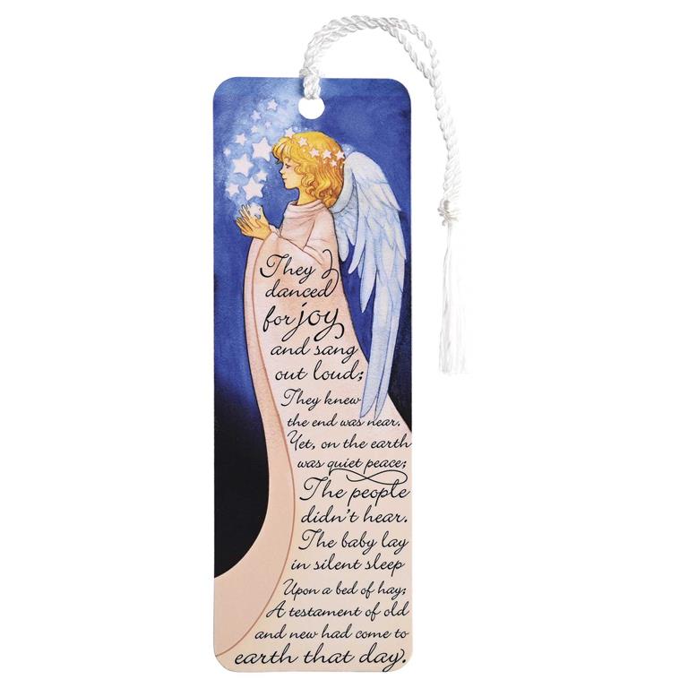 Bookmark-Christmas-Adorning Angels-Tassel