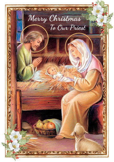Greeting Card/Christmas/Priest/86003
